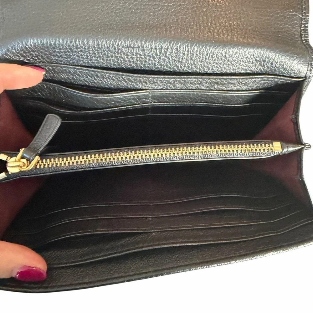 Marc Jacobs Black Leather Wallet